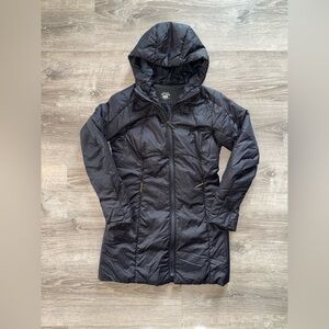 Arc'teryx Women's Black Hooded Puffer Jacket